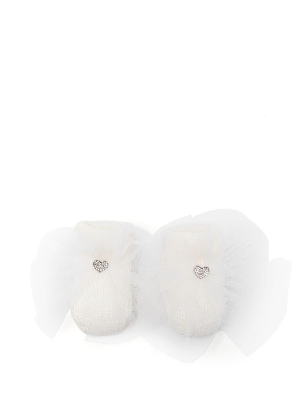 Scarpine neonato con lacci 35G0047049 0001 MONNALISA KIDS 