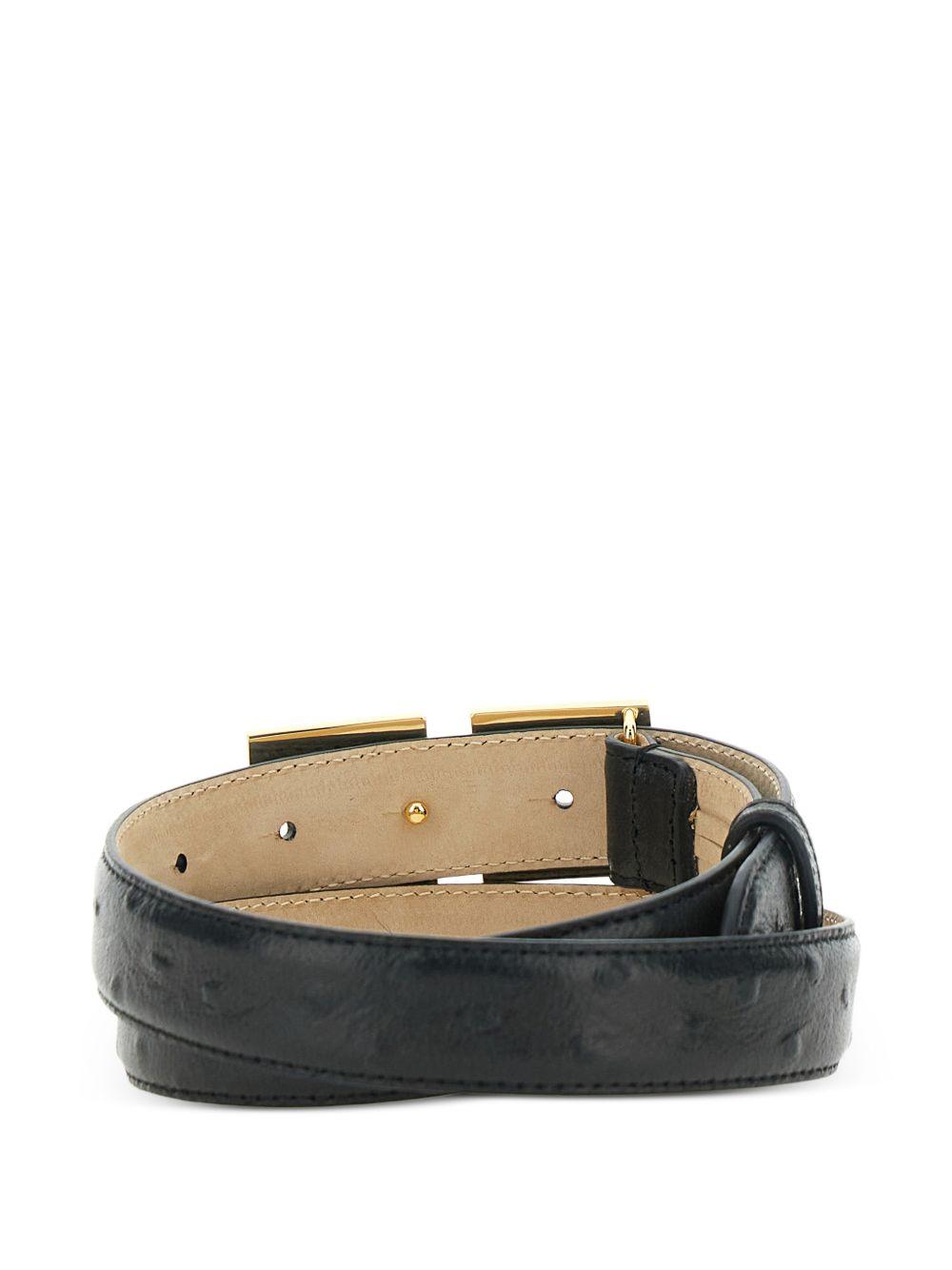 Cintura in pelle con fibbia logo CT25S62E2 110 ELISABETTA FRANCHI 