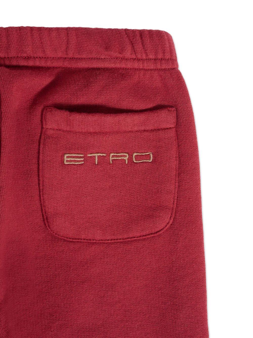 Pantaloni Sportivi con Logo Ricamato GX6560Z3333 416 ETRO KIDS 
