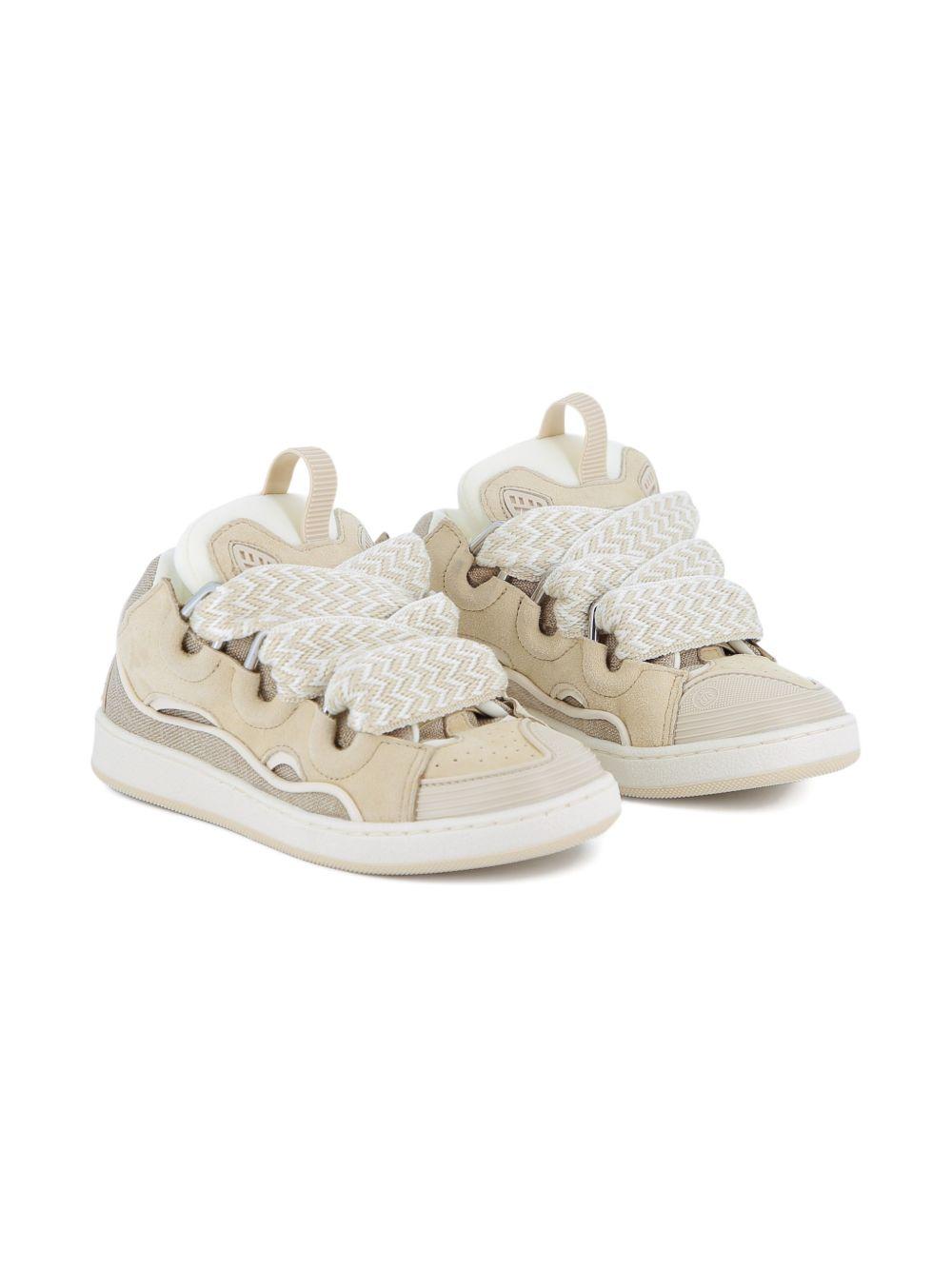 Sneakers con velcro e chiusura regolabile N30329 P82 LANVIN KIDS 