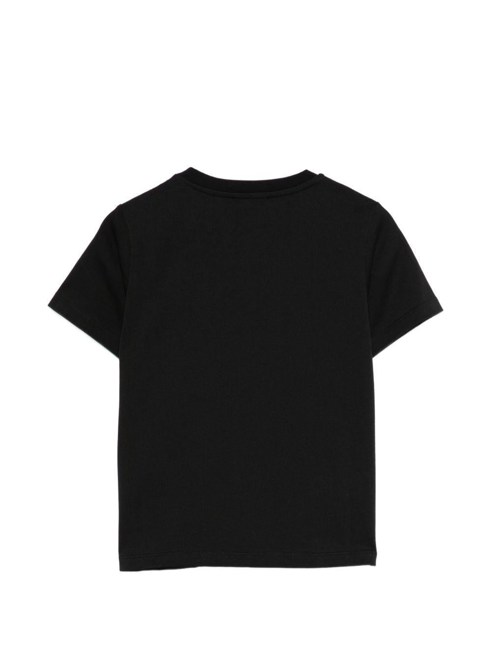 T-shirt con bottoni dorati BY8Q21Z3672 930BC BALMAIN KIDS 