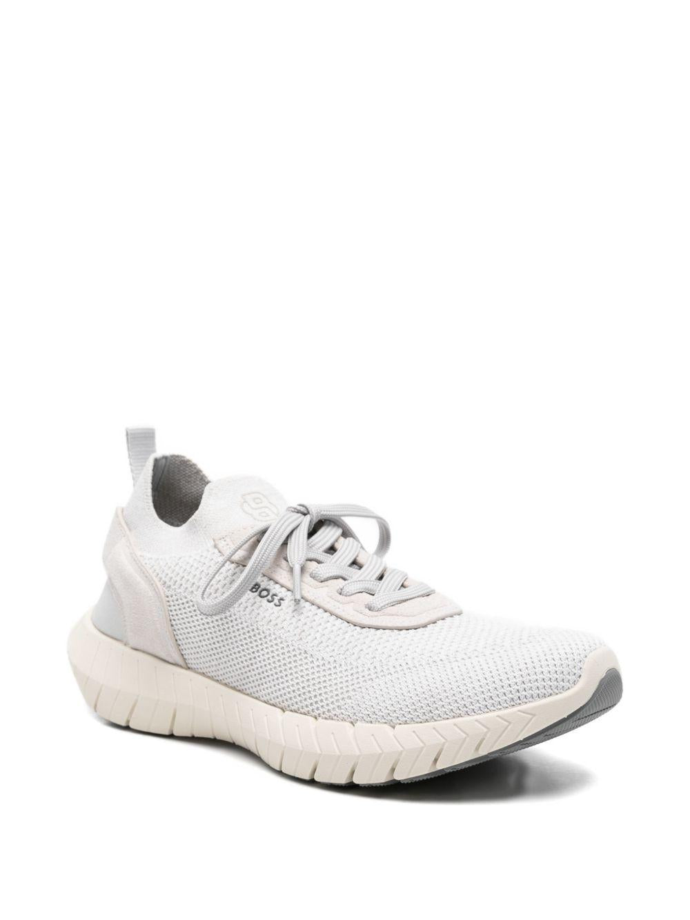 Sneakers in poliestere riciclato con allacciatura 50563857 120 BOSS 