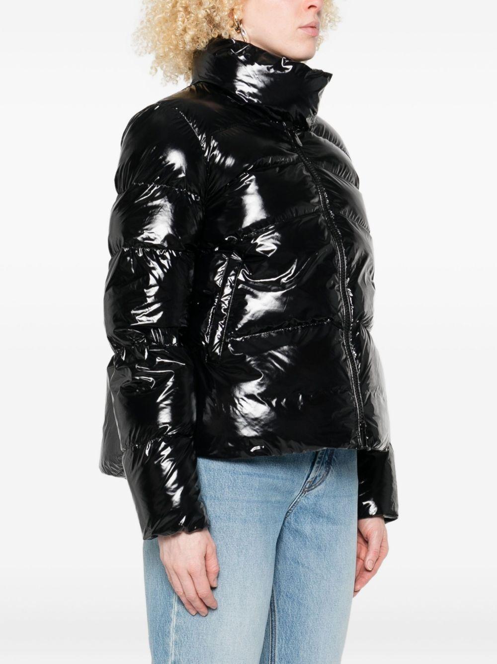 Piumino nero con chiusura a zip e tasche a filetto 101598A2P7 Z99 PINKO 
