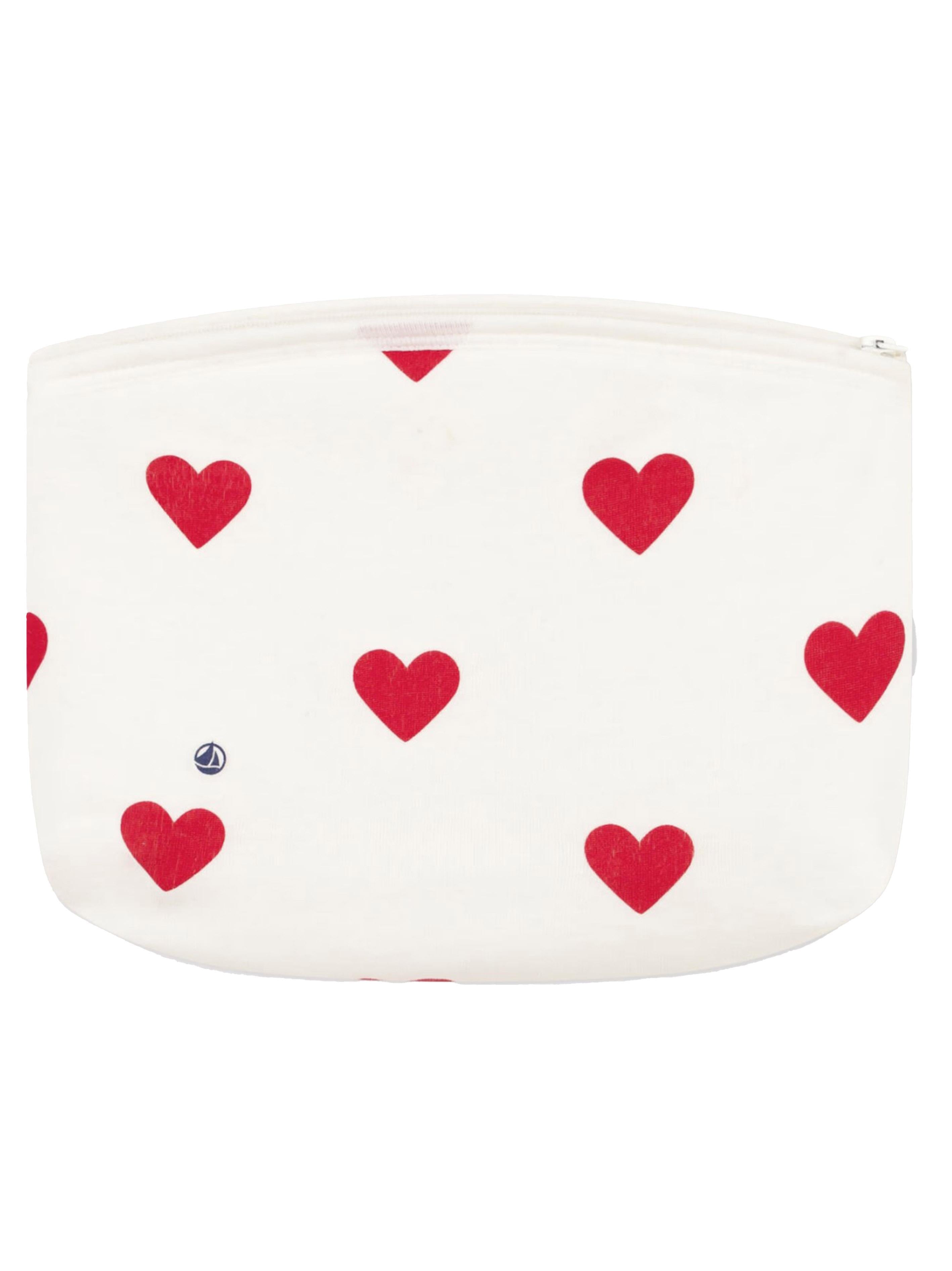 Pochette con fantasia cuori