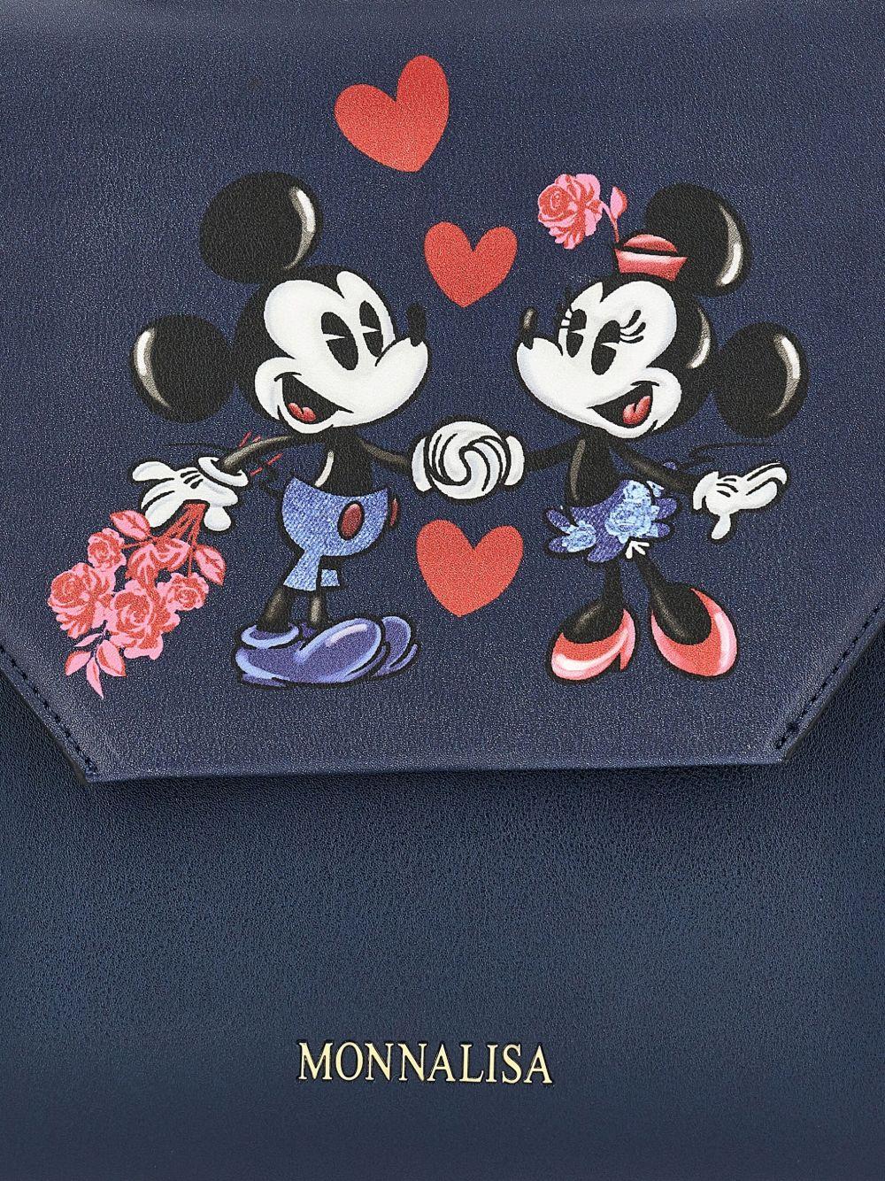Zaino Blu Navy con Stampa Mickey Mouse 19F0016070 0056 MONNALISA KIDS 