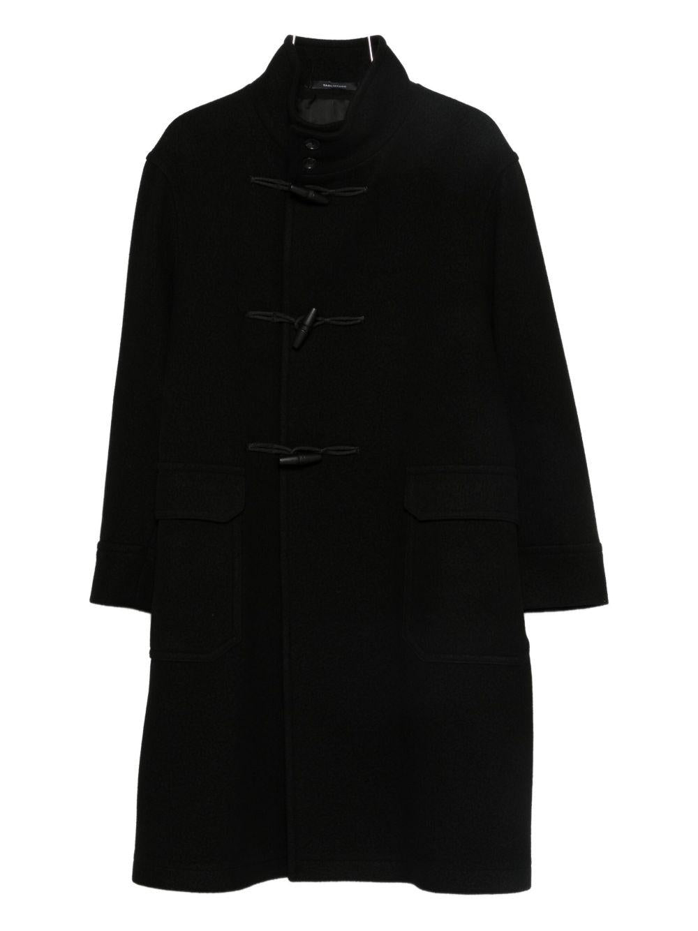 Cappotto nero con alamari MON770116 N1225 TAGLIATORE 