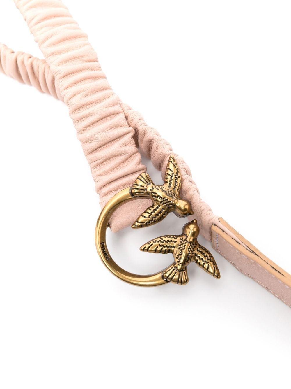Cintura cipria elasticizzata Love Birds