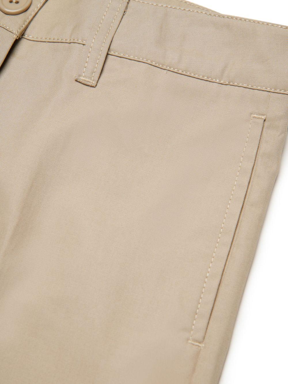 Pantalone beige a gamba larga