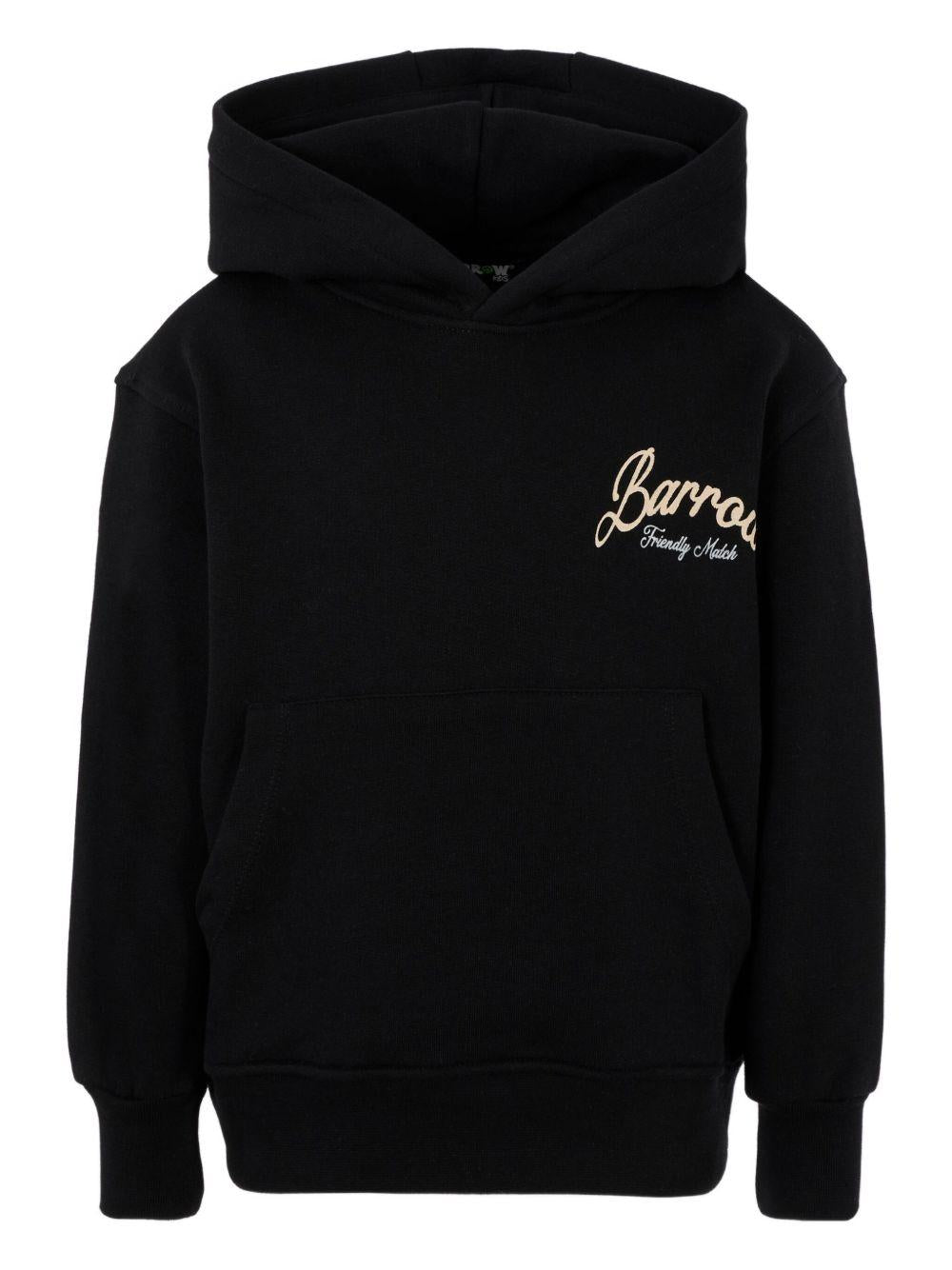 Felpa con Cappuccio e Logo F5BKJUHS102 110 BARROW KIDS 