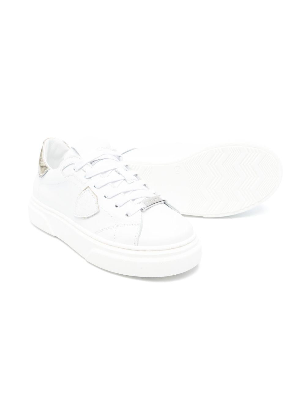 Sneakers Temple bianche/oro kids