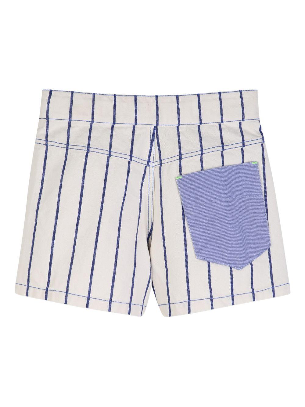 Shorts a righe con tasche colorate U22099 N48 BILLIE BLUSH KIDS 
