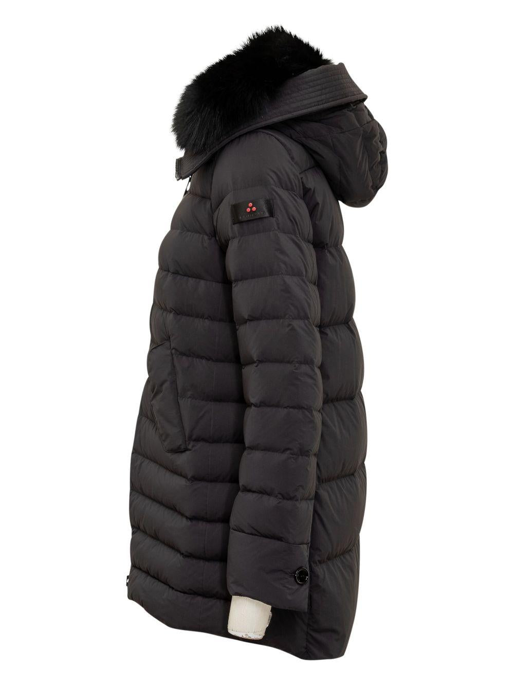 Piumino Itoka ml fur nero PED401701190986 808 PEUTEREY 