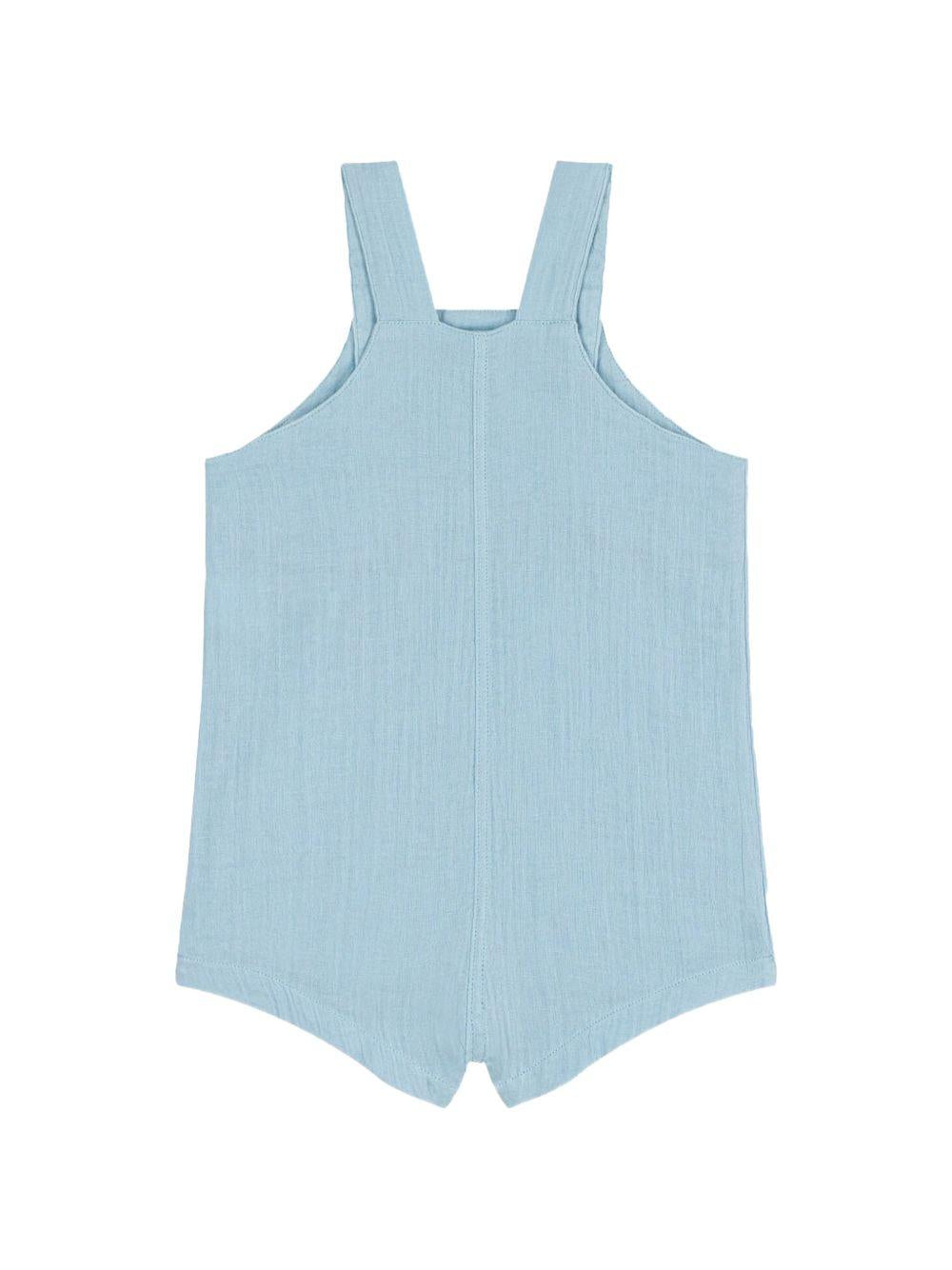 Salopette celeste neonato A0CEF 03 PETIT BATEAU KIDS 