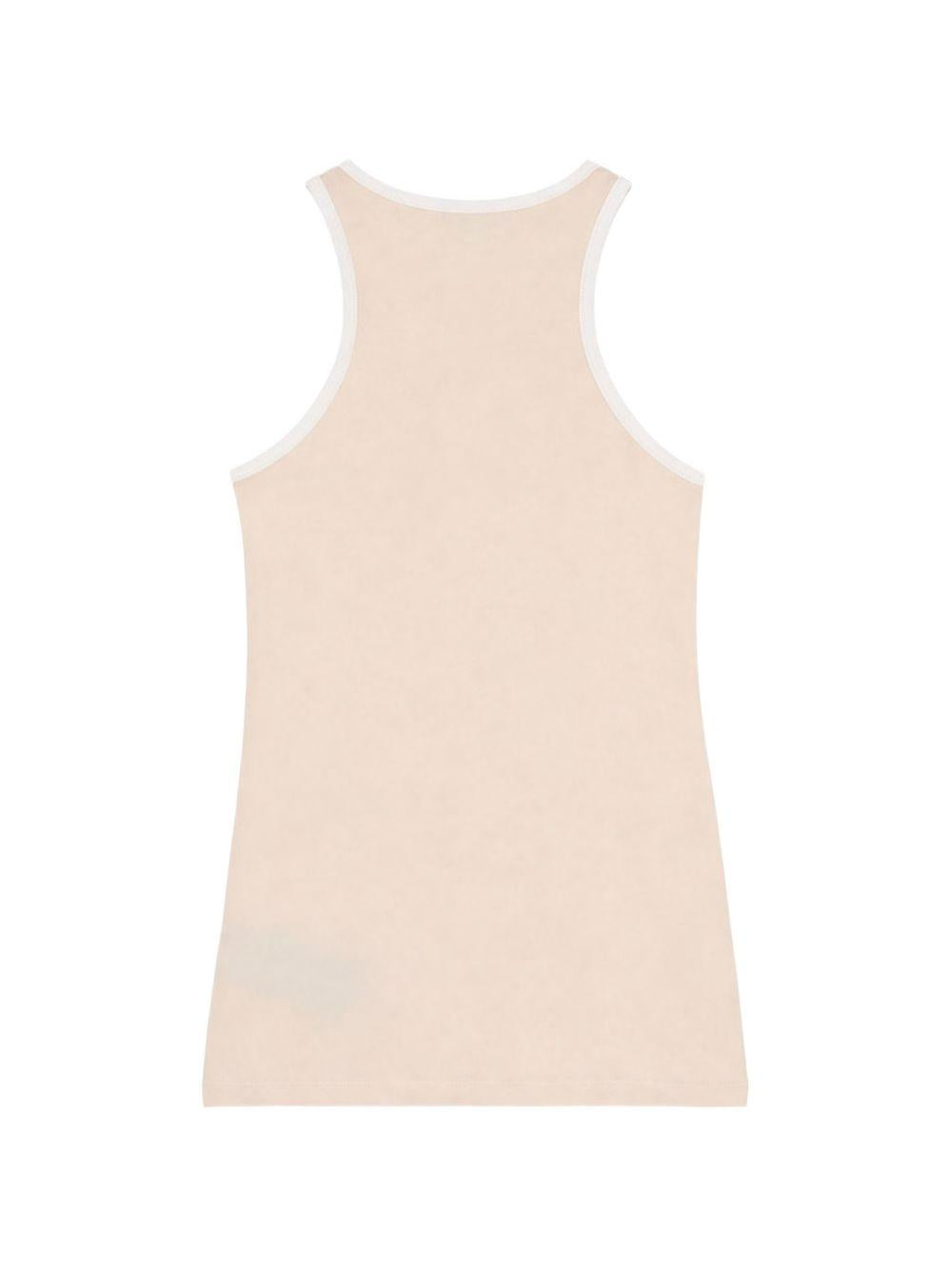 Abito senza maniche con scollo rotondo BY8A12Z3277 107BC BALMAIN KIDS 
