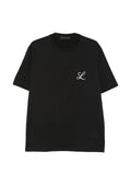 T-shirt in cotone con ricamo