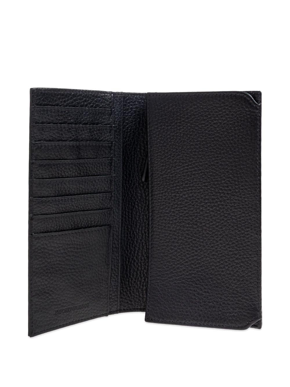 portafoglio in pelle con logo in rilievo EM001742AF14774 UC001 EMPORIO ARMANI 