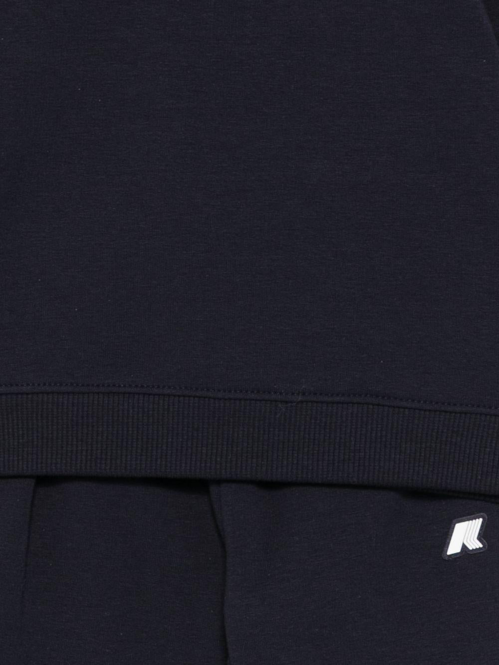 Tuta sportiva blu con logo ricamato 2 pezzi K41384W K89 K-WAY KIDS 