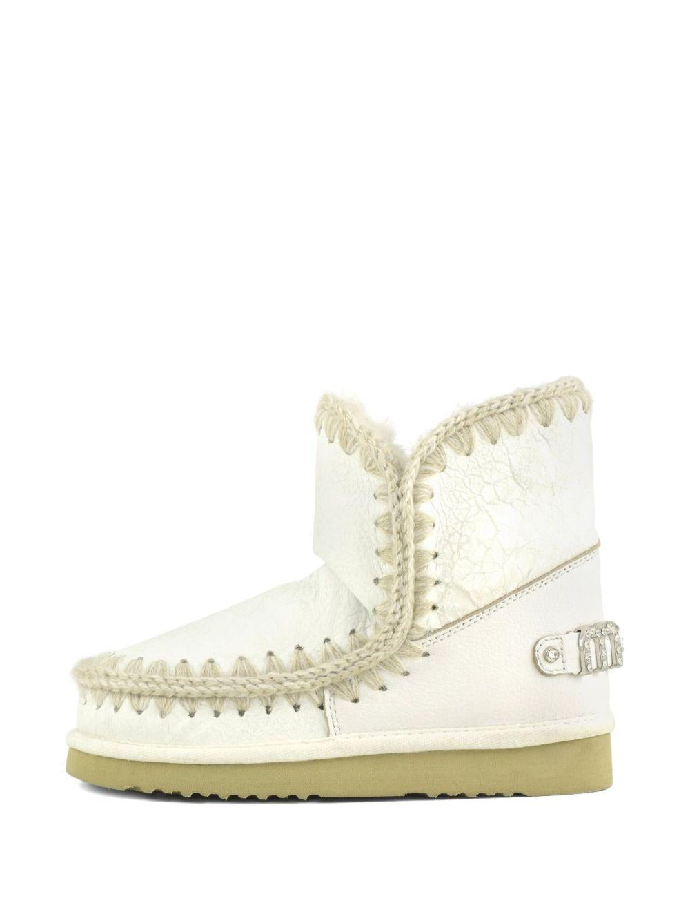 Stivaletti alla caviglia Eskimo 18 con logo MUFW101036C WXWHI MOU 
