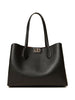 Borsa Tote Nera con Zip