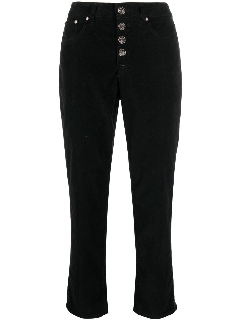 Pantaloni Koons Loose donna in velluto