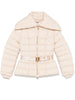 Giubbino imbottito lattice collo ampio