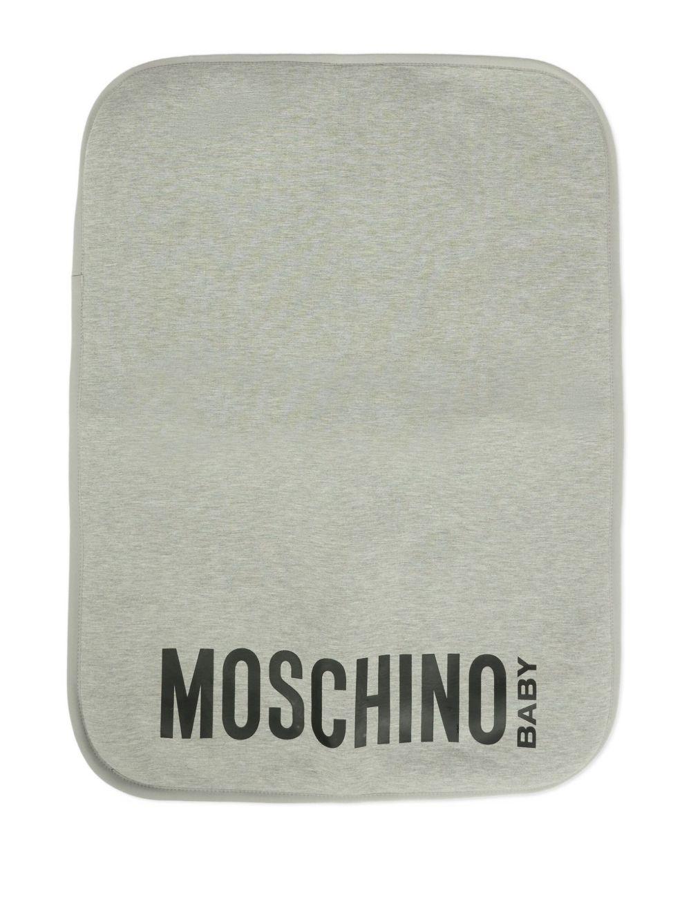 Borsa Fasciatoio Grigia con Stampa Teddy Bear MUX05NLDA32 60901 MOSCHINO KIDS 