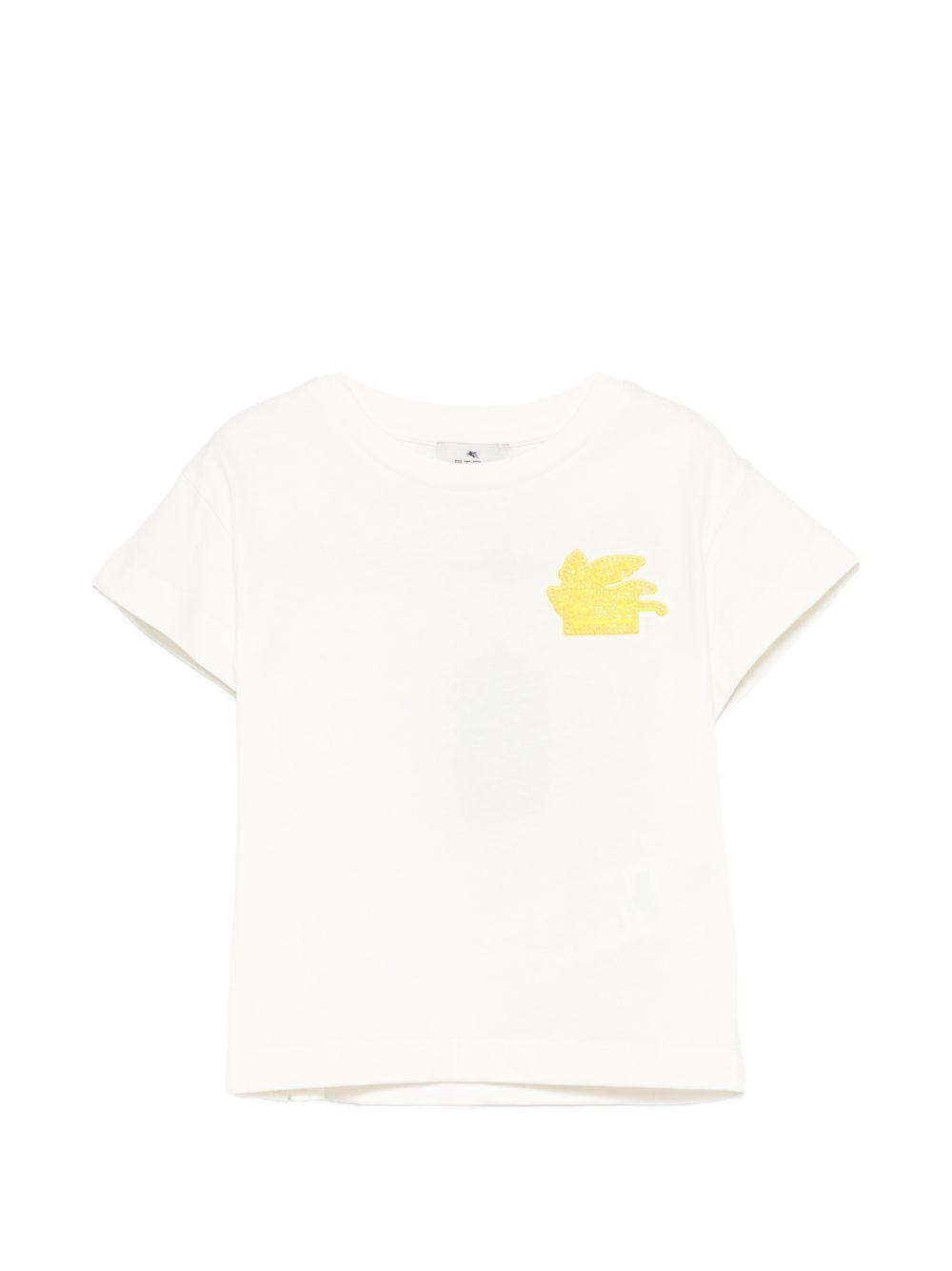 T-shirt con stampa frontale GY8A31Z3672 102GL ETRO KIDS 