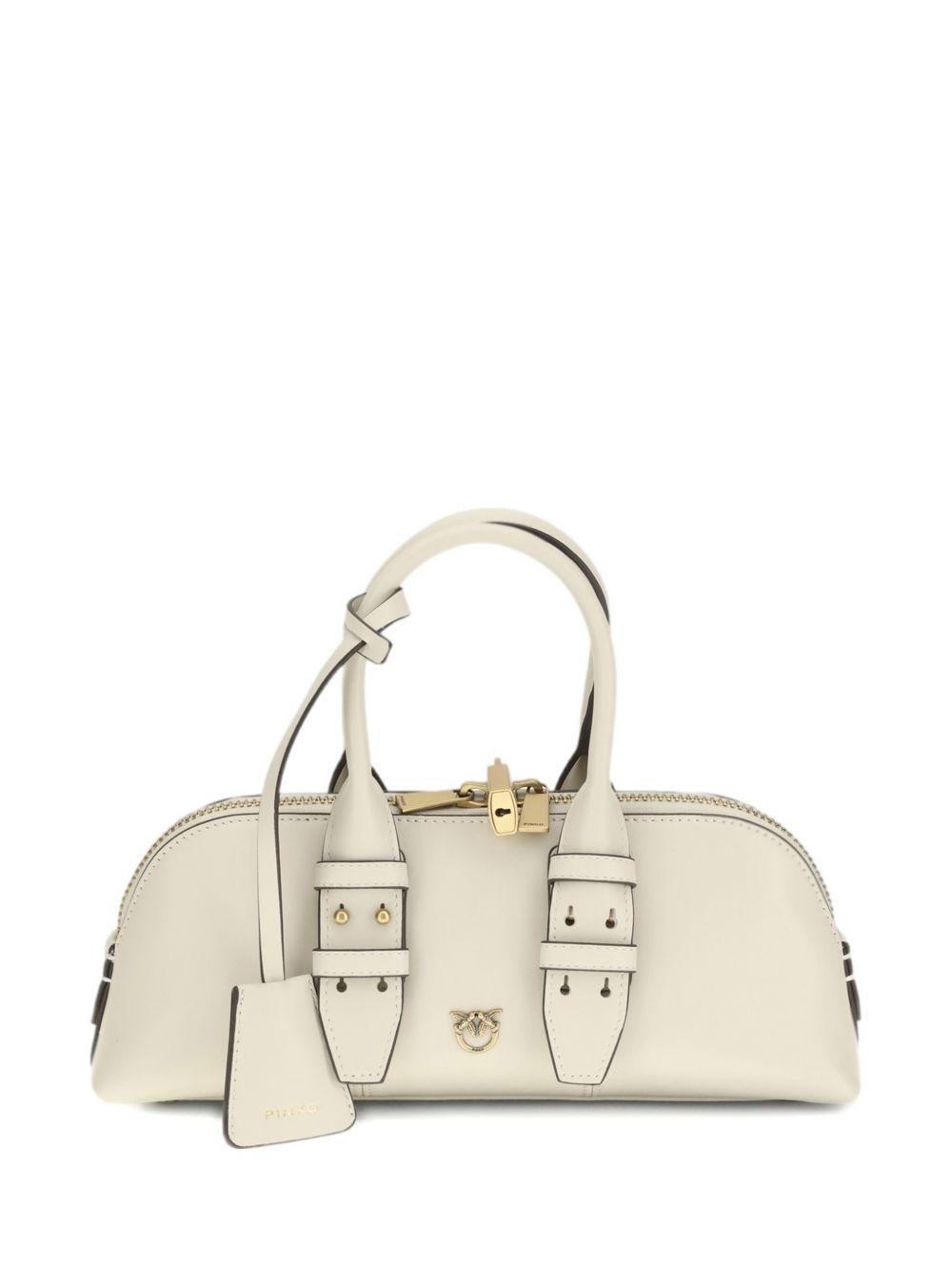 Borsa bowling con fibbie metalliche 105334A0QO Z14Q PINKO 