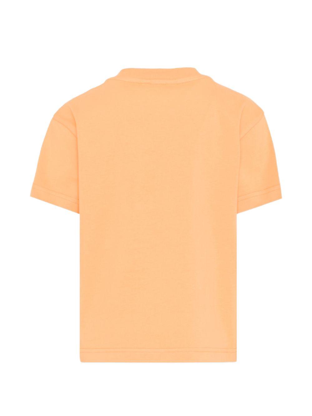 T-shirt con stampa orso PBAA003S26JER001 030 PALM ANGELS KIDS 