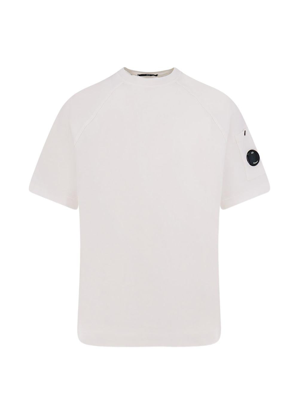 T-shirt girocollo con tasca sul braccio 20CMSS034A002246G 103 CP COMPANY 