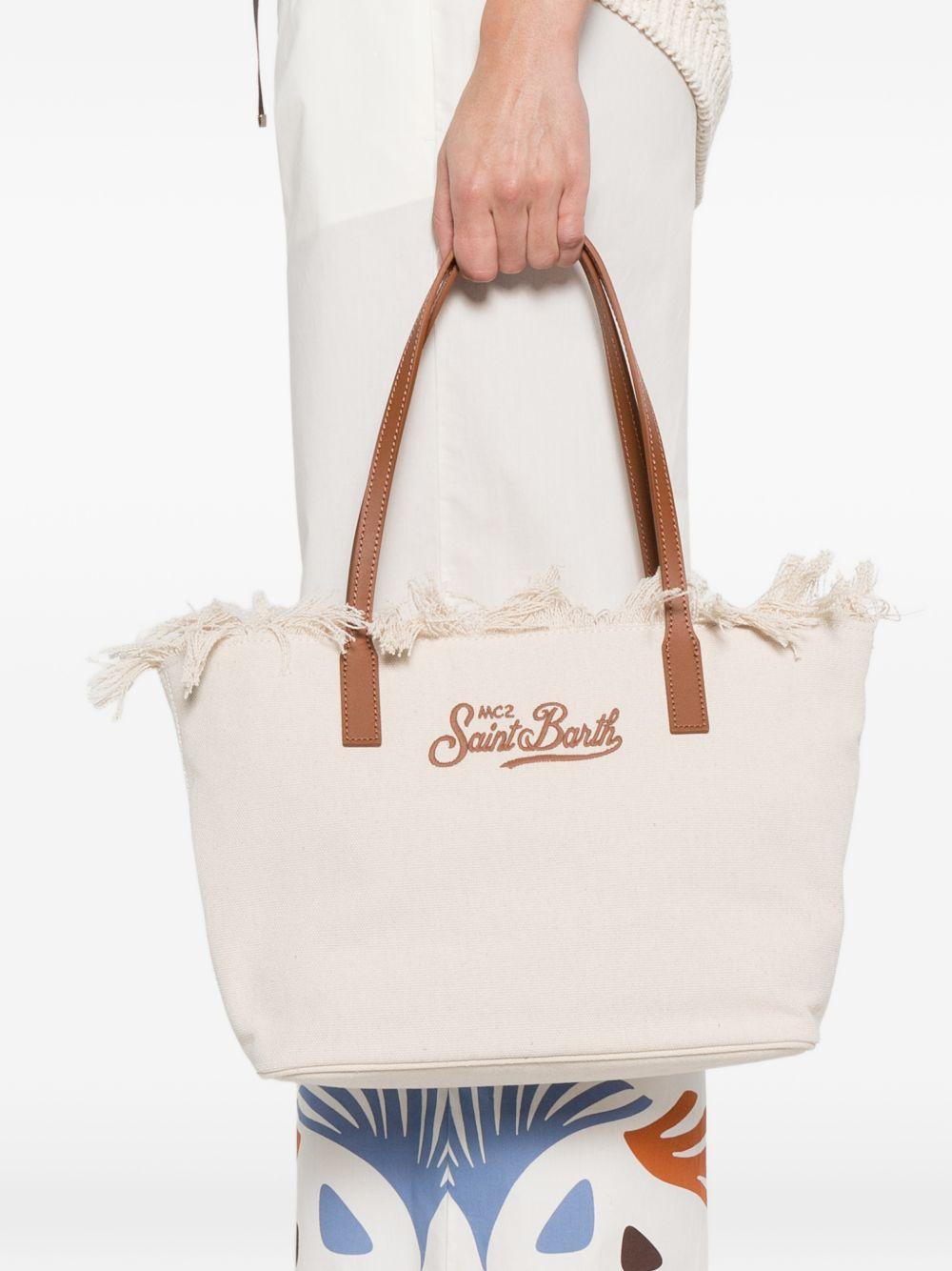 Borsa tote con frange CBMF001 00302L MC2 SAINT BARTH 
