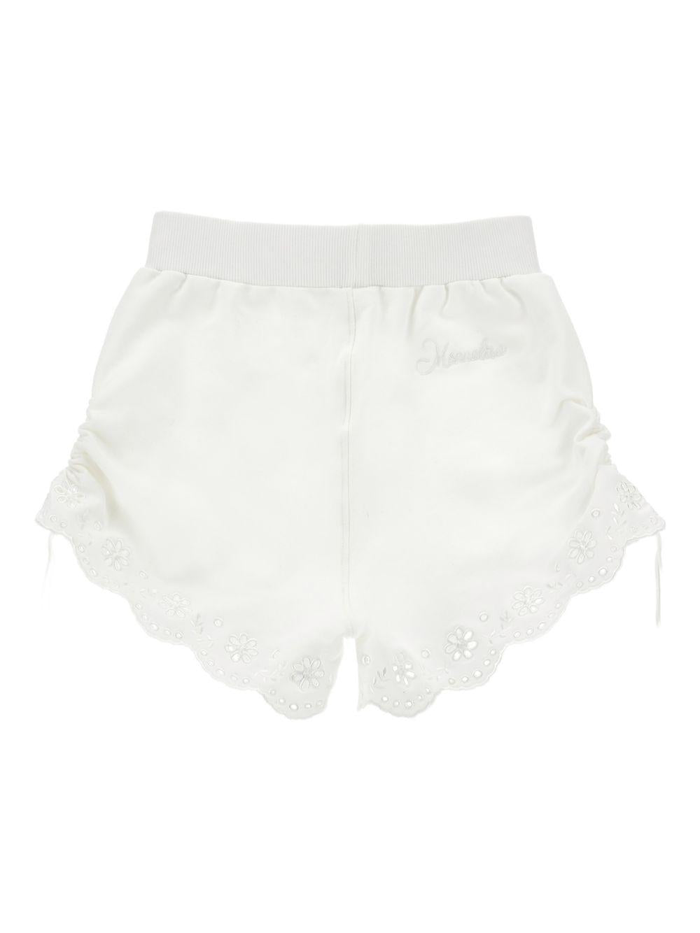 Shorts ricamati con vita elastica 17G4017014 0001 MONNALISA KIDS 