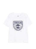 T-shirt in cotone organico con bottoni automatici