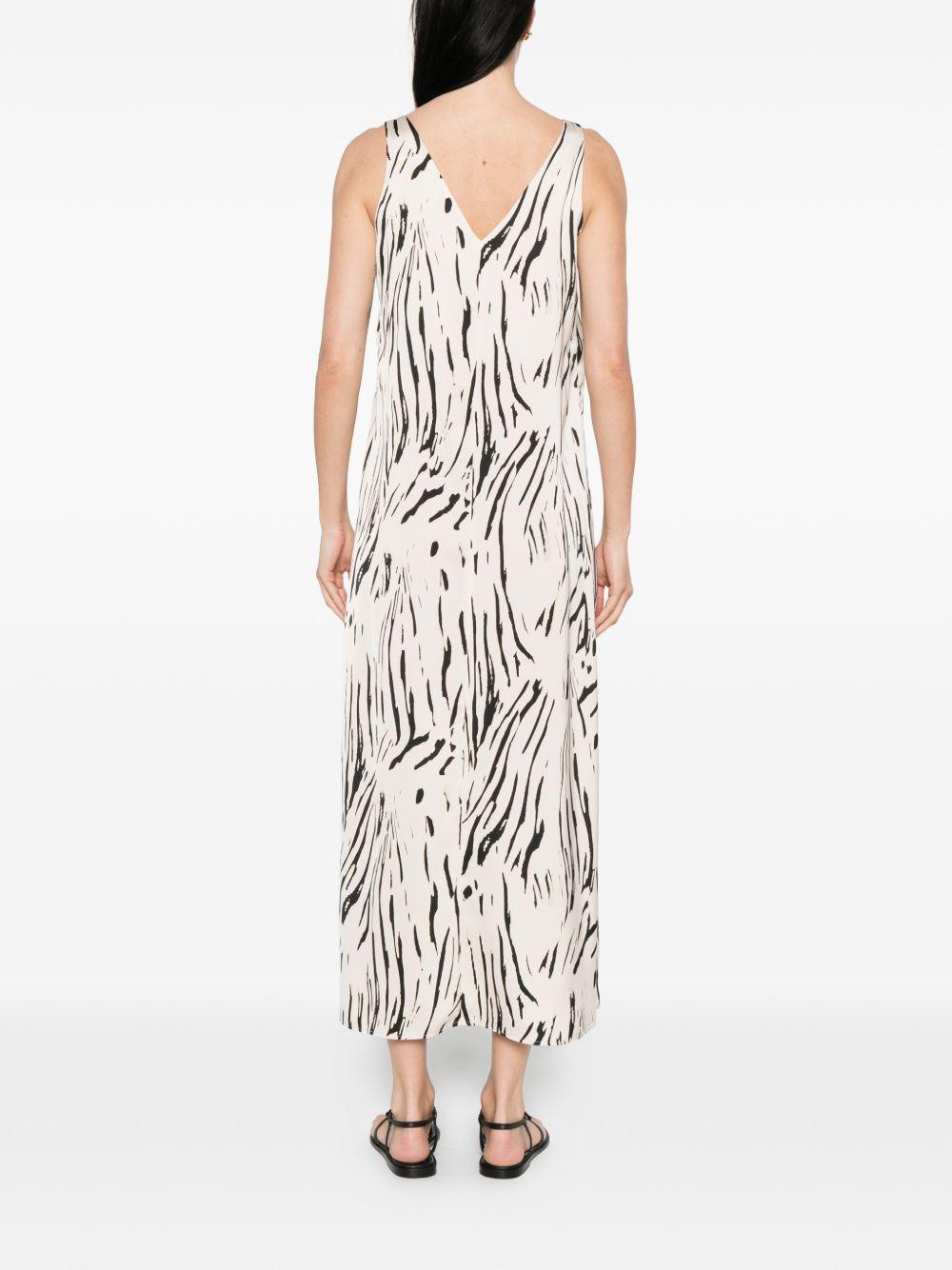 Abito in poliestere avorio con stampa 2611221202200 011 PENNY BLACK 