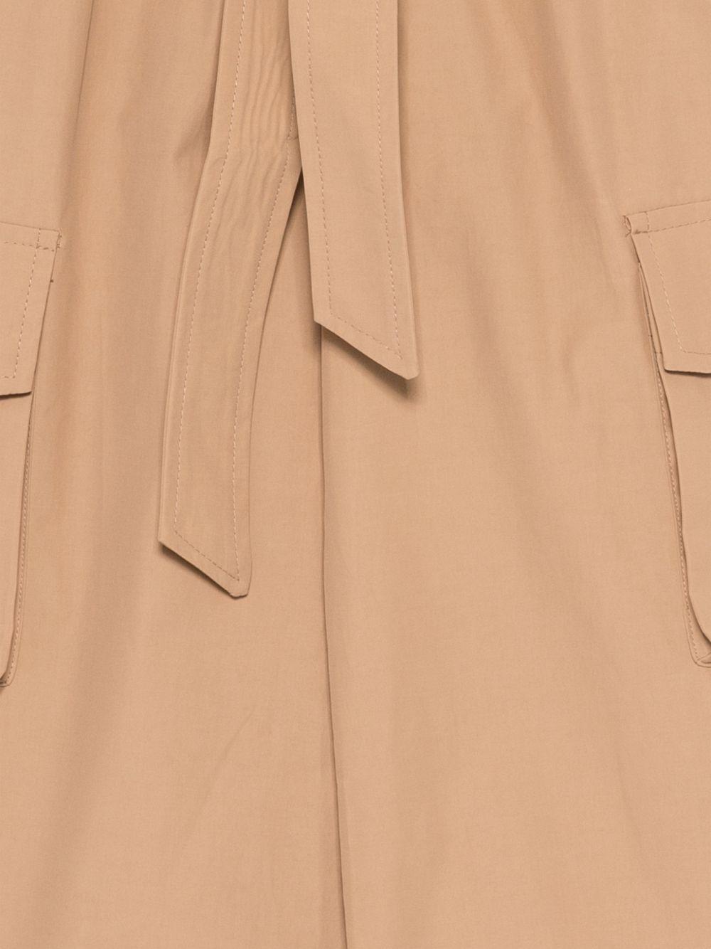 Pantaloni palazzo con cintura e tasche cargo BY6B90B0094 116 BALMAIN KIDS 