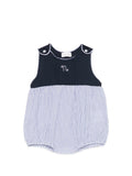 Tutina in cotone con righe