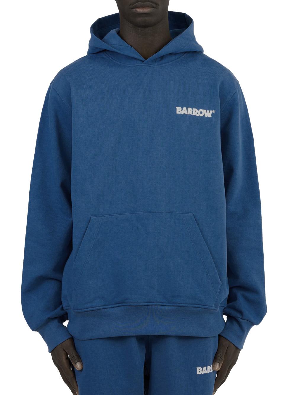 Felpa blu mini logo retro F4BWUAHS151 BW026 BARROW 