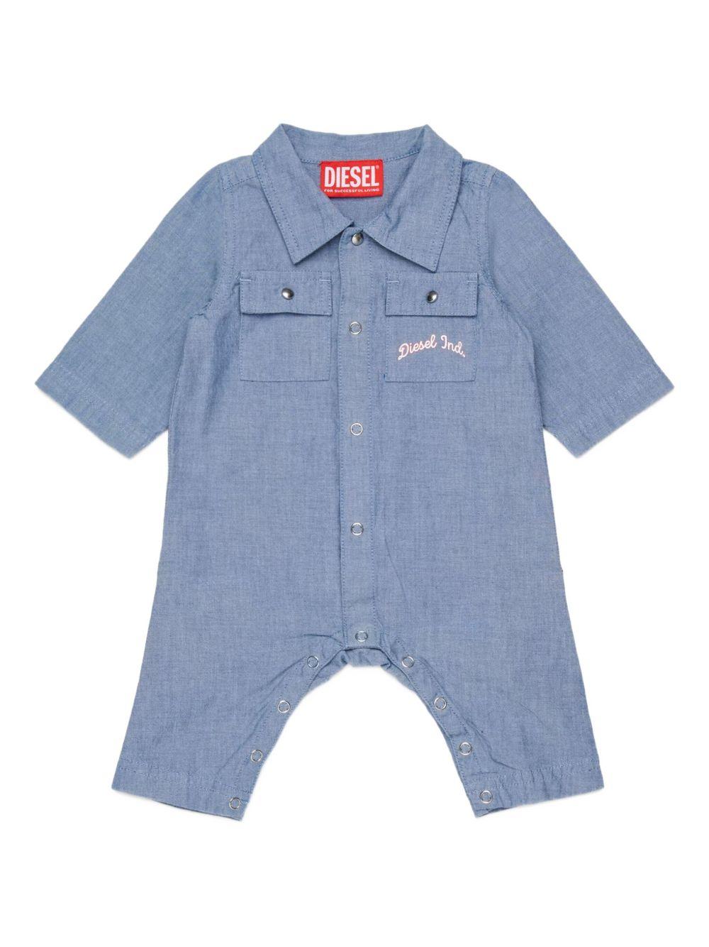 Tutina con colletto e tasche sul petto N00088KXBSN K01 DIESEL KIDS 