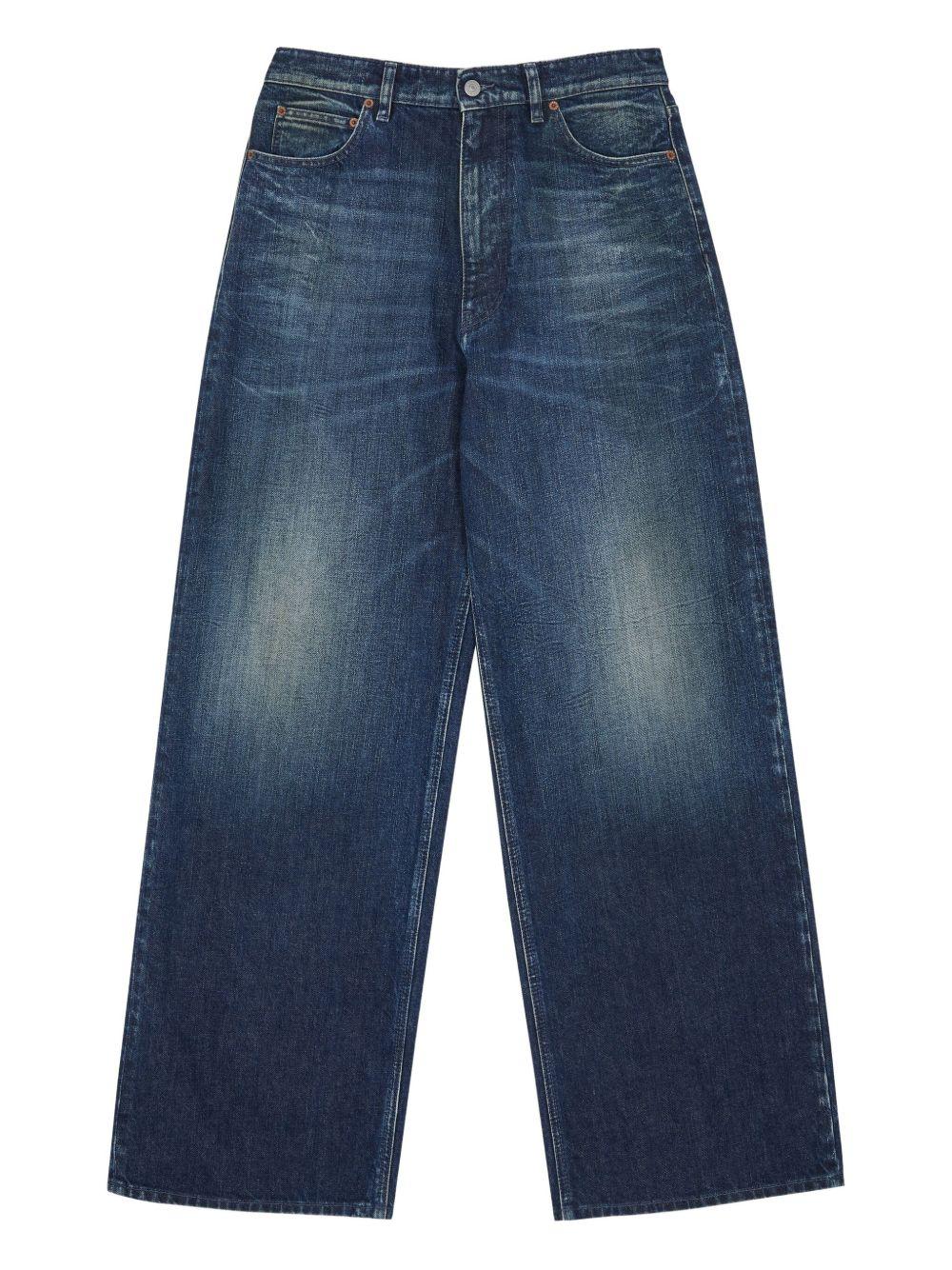 Jeans a gamba dritta in cotone SH0LA0038M30063 961 MM6 MAISON MARGIELA 