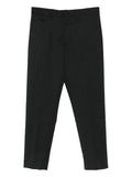 Straight Tailored Black Trousers