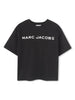 T-shirt nera logo lettering