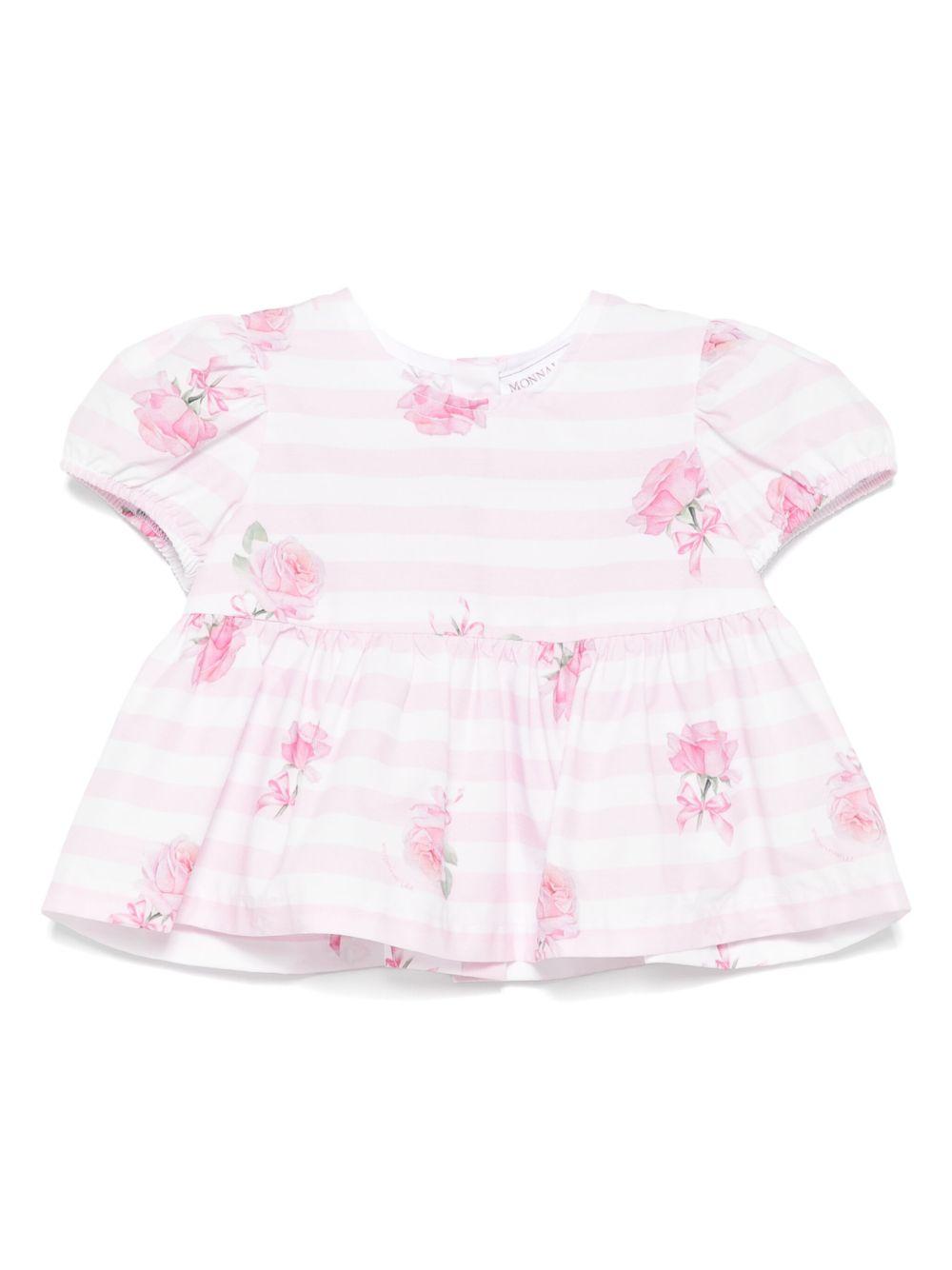 Blusa rastellato con fiori