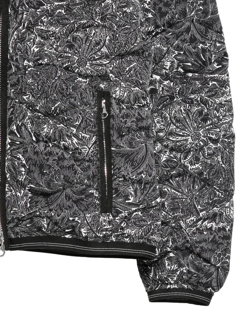 Giubbino Camelia a fiori nero 25WBLDC03095007358 999 BLAUER 