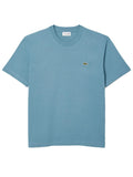 Light blue T-shirt with mini logo embroidery