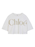 T-shirt in cotone crop