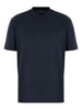 T-shirt Blu Scuro con Logo