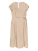 Abito robe con placchetta Oval-T laterale