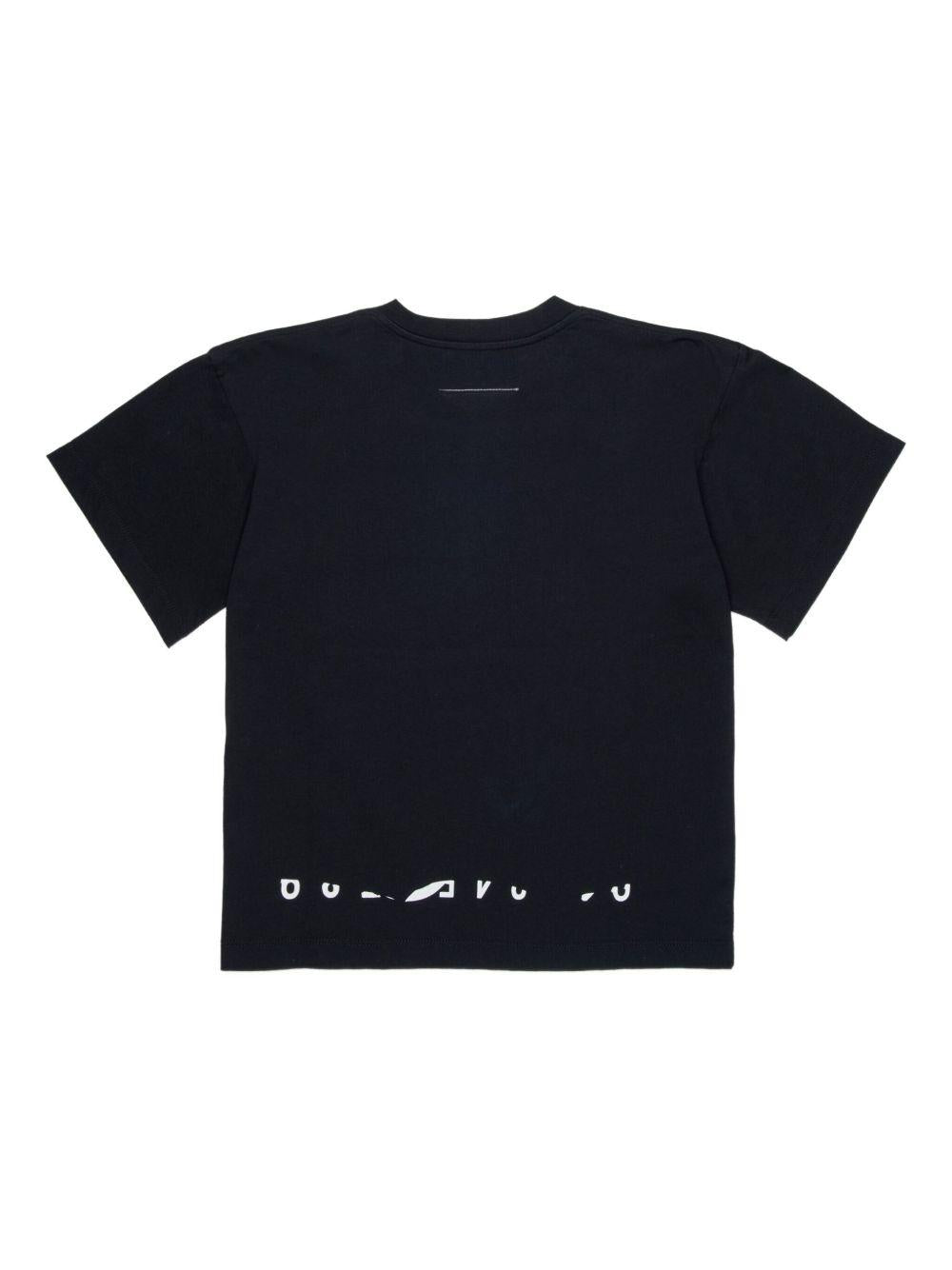 T-shirt con stampa numerica M60986MM02Y M6900 MM6 MAISON MARGIELA KIDS 