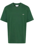 T-shirt in cotone con patch logo