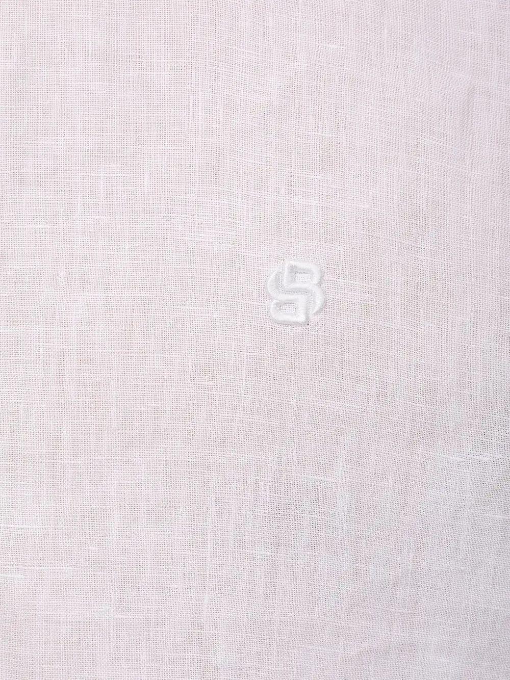 Camicia in lino a maniche lunghe 50556077 100 BOSS 